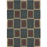 2' x 3' Flat-weaved Traditional Rug New Zealand Wool by Chandra Rugs