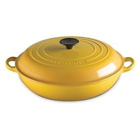 Le Creuset Enameled Cast-Iron 5-Quart Braiser, Dijon by Le Creuset