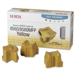 Genuine Xerox Solid Ink Yellow, Phaser 8560/8560MFP (3 Sticks)