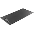 Royalbeach Unterlegsmatte COMFORT f�r Laufb�nder, schwarz, 200 x 100 x 0,4 cm