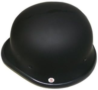 Novelty German Chopper Biker Helmet Skull Cap Matte Black ~ S/M/L/XL FAST SHIP (medium)