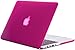 Kuzy - Retina 13-Inch Raspberry Pink Rubberized Hard Case for MacBook Pro 13.3
