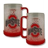 Ohio State Buckeyes Freezer Mugs - 16 oz. Liquid Crystal