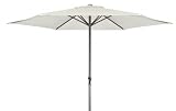 Produkt-Bild: BASIC LIFT 300 Sonnenschirm Kurbelschirm Marktschirm diverse Farben LSF/SPF 50+ Derby, Farbe:greige