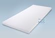 MSS 100300-190.90.7 Viscoelastische Matratzenauflage, RG50, mit Bezug (50% Baumwolle, 50% Polyester), Gr. 90 x 190 x 7 cm