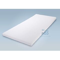 MSS� VISCOELASTISCHE MATRATZENAUFLAGE MIT BEZUG 90x200x7 cm