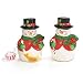 Adorable Holiday Snowman Salt And Pepper Set For Kitchen Decor And Collectors