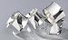 CONCAVE NAPKIN RINGS - SET OF 4 ROUND CONCAVE NAPKIN RNGS