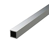 アルミ等辺角パイプ 2.0x20x20x4000mm アルマイトシルバー