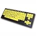 Video Games : Chester Creek Large Key Keyboard VisionBoard - Yellow