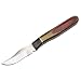 Anza Knives LP Clip Point Field Hunter Fixed Blade Knife with Wood Handles