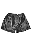 Classic Satin Boxer Shorts, Men’s Underwear, Steel – XL