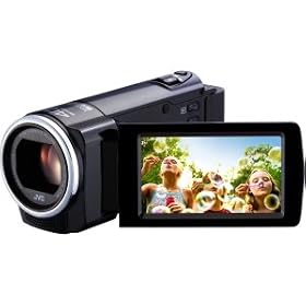 JVC 1.5-Megapixel 1080P High-Definition Everio Digital Video Camera (Black) GZE10BUS