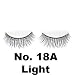 Model 21 False Eyelashes No. 18A - Light, 10 Pairs
