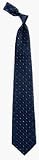 Fish / Cross (Blue) Woven Polyester Adult Tie From Eagle Wings