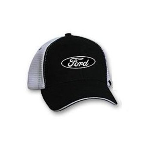 Ford Oval Black Mesh Hat