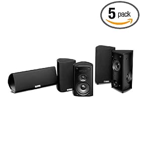 Polk Audio RM85 5-Channel Home Theater System (Set of Five, Black)