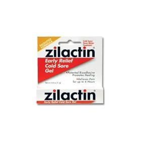 Zilactin Cold Sore Gel, Medicated Gel - 0.25 OzGel