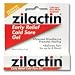 Zilactin Cold Sore Gel, Medicated Gel - 0.25 OzGel