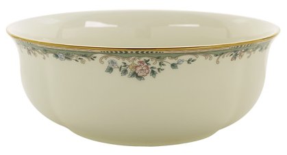 Lenox Spring Vista Gold Banded Ivory China Serving Bowl