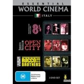 ESSENTIAL WORLD CINEMA: ITALY (8 1 2 ; Open City ; Rocco And His Brothers) [PAL REIGON 0 DVD.... by 