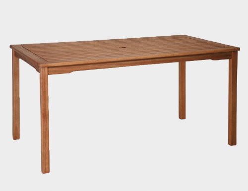 Siena Garden Tisch Nassau, L 150 x B 85 x H 75 cm 150x85 cm, Eukalyptus FSC