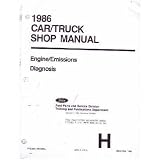 1986 FORD LINCOLN MERCURY Emissions Diagnosis Manual by Ford