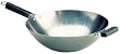 Joyce Chen Pro Chef 14-Inch Flat Bottom Wok uncoated Carbon Steel