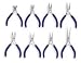 Westward 4PM16 Mini Plier Set, 8 PC