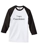 Viagra Candidate on Adult & Youth Cotton Baseball Jersey (in 8 colors)