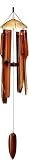 Asli Arts Model C303 Medium Spun Top Bamboo Chime, Natural