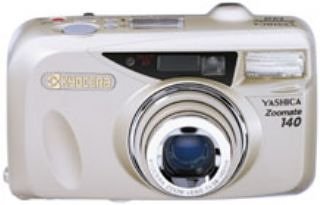 Yashica Zoomate 140 Sucherkamera 135 mm Kamera champagner
