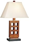 Walnut Window Pane Table Lamp