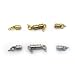 Magnetic Jewellery clasps Set of 4 - (2 Silver Tone and 2 Gold Tone)