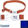 Coastal Pet Products Safe Cat Blue Adjustable Nylon Breakaway Collar with Bell for Cats