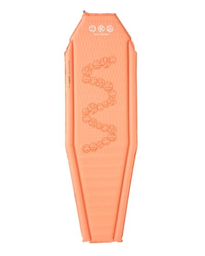 Pacific Outdoor Equipment Peak Oyl Mountain Sleeping Pad (Fresh Salmon/Mandarin Red, 20 x 66 x 1.5- Inch)