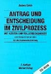 Antrag und Entscheidung im Zivilproze...