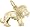 Lion, Gold Plated Silver Charm by Rembrandt Charms