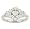 19 Round(.70ct) & 4 Baguette(.26ct)Diamond Ring.96cttw