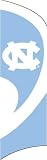 North Carolina Tar Heels - UNC Tall Team Garden/House Flags 8.5 ft x 2.5 ft NCAA College Athletics Fan Shop Sports Team Merchandise