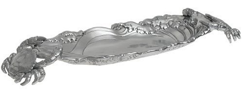 Arthur Court Crab 24-1/2-Inch Centerpiece Tray