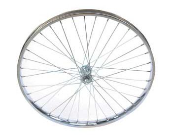 Bike | Bicycle 24″ x 2.125″ Steel Coaster Wheel 105g Chrome