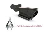 Trijicon ACOG 3.5x35 Dual Ill Riflescope w/Mount & FREE Multiplier, Red Crosshair TA11J308-KIT