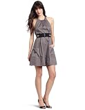 Jessica Simpson Womens Halter Pockets and Belt Dress