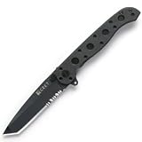 Columbia River Knife And Tool M16-10KZ EDC (Every Day Carry) 3-inch Zytel Black  Folding Knife with Autolawk and Tanto Razor Edge Blade, 7.125-inch Total Length