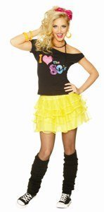 Franco American Novelty Co Women's 80's Petticoat Yellow One Size