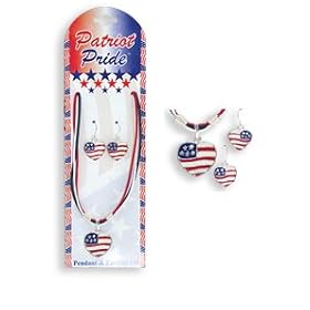 Patriotic Necklace and Earrings Sets! 9 Styles!
