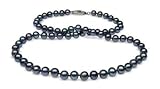 5x5.5mm Peacock Freshwater cultured pearl necklace