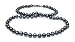 5x5.5mm Peacock Freshwater cultured pearl necklace