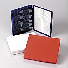 Microscope Slide Boxes - Slide Box, Red - 1 ea